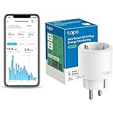 Tapo TP-Link P115 - Mini Enchufe Inteligente Wi-Fi con Monitoreo Energético, Programar el Encendido/Apagado, Ahorro Energía, 