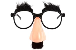 CXNXFD Disguise Gläser Lustige große Nase Augenbrauen Schnurrbart Requisiten für Prank Tool Party Favor Karneval Halloween Party Performance