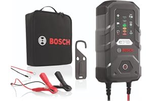 Bosch C70 Chargeur de Batterie de Voiture - 10 Ampères avec Fonction de Maintien - pour Batteries 12/24 V Plomb-Acide, EFB, Gel, AGM et SLI