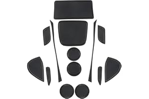 SXCY pour Toyota Yaris Cross 2021 2022 2023 2024 Tapis Antidérapants Yaris Cross Hybrid Tapis en Caoutchouc pour Console Centrale Porte-Gobelet Porte Tasse Tapis Yaris Cross Accessoires (Noir)