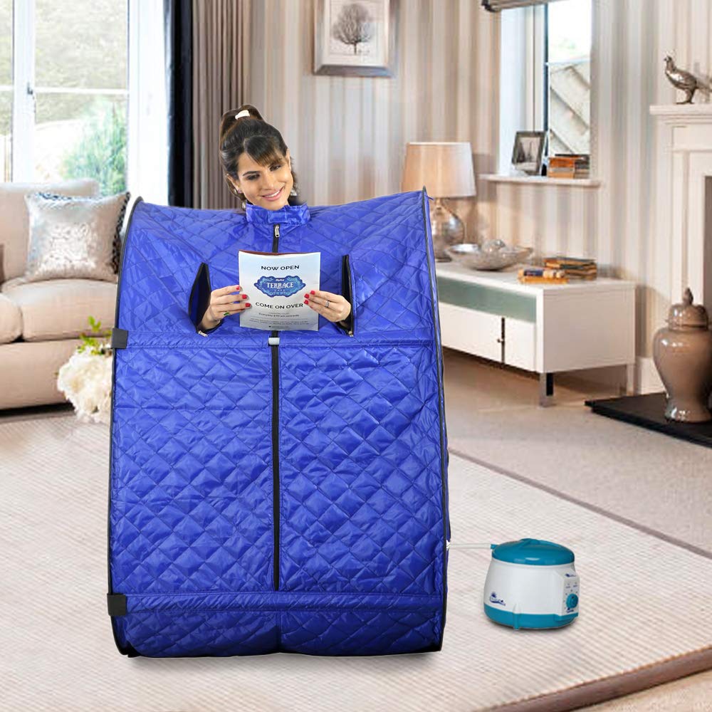 Review: Kawachi Portable Steam Sauna Bath Panchkarma Swedan Machine - Your At-Home Health & Beauty Spa in Blue!