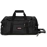 EASTPAK - Leatherface S + - Bagaż na kółkach, 55 x 34 x 26, 41 L, Black (Czarny)