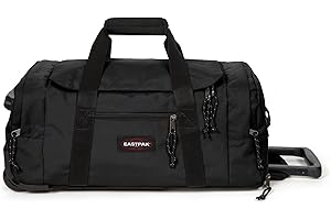Eastpak Leatherface S + Reisetasche, 55 x 34 x 26 cm, 41 L - Black (Schwarz)