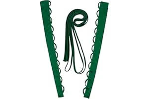 Hoseirty 3Pcs DIY Women's Black Wedding Dress Loops Adjustable Fit Satin Corset Back Kit Set Lace up for Formal Prom Dress 16inch