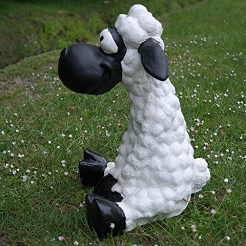 Dekofigur Schaf Molly sitzend Gartenfigur Deko - 3