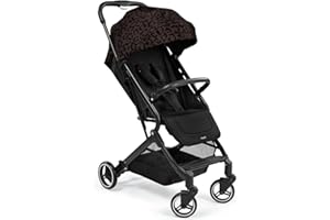 hauck Passeggino Da Viaggio Travel N Care Per Bambini Dalla Nascita a 22kg - Buggy Reclinabile, Ultraleggero 6,9kg - Si Piega Con Una Mano, UPF50+, Ruote EVA, Cesto Fino a 3kg - Leo