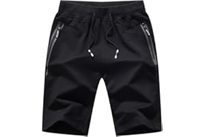 Tansozer Pantaloncini Uomo Sportivi Estivi Cotone Pantaloncini Corsa Uomo Running Palestra Shorts
