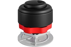 Boton_Pulsador, Universal de descarga doble para cisterna, Negro Mate, Fominaya. Para agujeros de 15-25mm y agujeros de 37-45