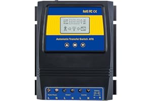 MOES Dual Power Controller 50A 11KW Interruttore di trasferimento automatico per Off Grid Solar Wind System ATS DC 12V 24V 48V AC 110V 220V