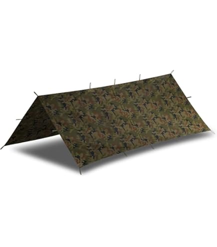 RYACO Camping tentzeil, 3 m x 3 m, tarp voor hangmat, waterdicht, licht