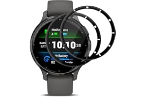REROXE 2 Stück Schutzfolie für Panzerglas für Garmin Venu 3, 9H Härte Kratzfest Displayschutzfolie für Venu 3, Ultrabeständig Ohne Luftblasen Garmin Venu 3 Gehärtetes Panzer Schutz Glas Folie