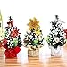 Produktbild UChic 3 STÜCKE 20 cm Weihnachten Bogen-Knoten Ball Blume Bäume Set Home Office Schlafzimmer Wohnzimmer Schreibtisch Weihnachtsschmuck Ornamente