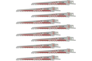10x Saxton Blades 150mm Reciprocating Sabre Saw Wood Blades R644D for Bosch Makita etc