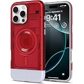 Spigen iPhone 16 Pro ile Uyumlu MagSafe Kılıf Classic C1 iMac G3 Mag Fit Retro Tasarım Kırmızı Kapak - ACS08154 (Spigen TR Ga
