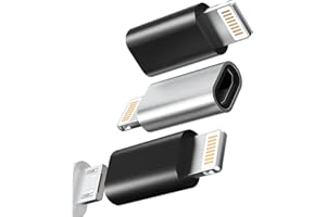 WASRUYI Adattatore ricarica Micro USB a per Lightning per iPhone 14 13 12 11 pro max(3pack)per Apple MFi Certified cavo Android femmina jack da per ipad pro air mini maschio spinotto adattatori MicroUSB cavi