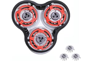 NICLYESE SH90 Scherkopf Kompatibel mit Philips Series 9000, (Inklusive Klingenhalter) SH90 Ersatzscherkopf für Philips Rasierer, Ersatzklingen Klingen für Rasierer Series 9000(9xxx) 8000(8xxx) SW97xx