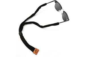 Pilotfish Premium Cotton Eyewear Retainer Sunglass Strap - Multiple Design Options - Soft & Durable Sunglass Holder