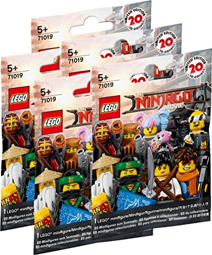 Preisvergleich Produktbild LEGO Minifigures (71019) - The Ninjago Movie - 5 Tüten