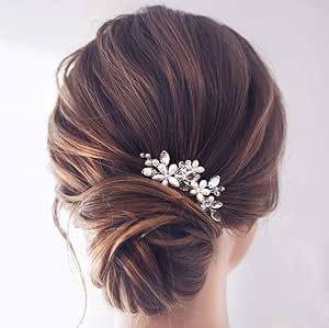 Cerchietto Sposa Boho In Argento Con Cristalli - Fatto A Mano, Accessorio Matrimonio