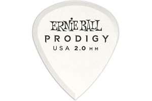 Ernie Ball 2.0 mm White Mini Prodigy Picks 6-Pack