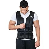 DH FitLife Gilet pesi 20 kg per la costruzione muscolare e l'allenamento della forza Gilet appesantito | Gilet da corsa donna