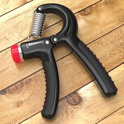 Handtrainer + 2 Stressbälle + GRATIS eBook – Handmuskeltrainer, Handtraining, Griffkraft, Grifftrainer, Unterarmtrainer, Fingertrainer, Fingerhantel – von Nyma - 2