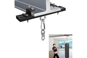 VANROUG Robuste Stahlträgerklemme, schwere Taschenhalterung, Muay Thai, MMA-Training, Gymnastikringe, Kletterseile, schwere Taschenhalterung, 227 kg Tragkraft