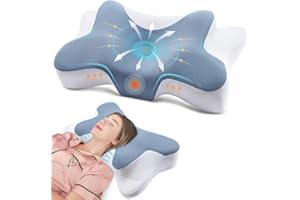 DONAMA Nackenkissen Kopfkissen Memory Foam Kissen, Ergonomisches Schlafkissen für Seiten Rücken & Bauchschläfer
