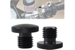 BFBYTAY Tornillos Retrovisor moto,M10 x 1,25 Rosca Derecha e Izquierda,2*M10 sentido horario,Tornillos espejos moto para la mayoría de motocicletas,Accesorios para motocicleta universales