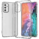 KZY İletişim Samsung Galaxy M23 ile uyumlu ile Uyumlu Kapak Şeffaf Airbag Antishock K&ouml;şe Korumalı Silikon Kılıf