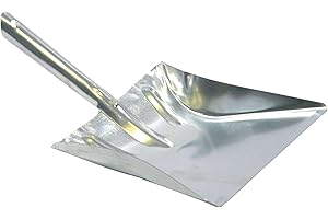 DELAISY KARGO Pelle et Balayette - Pelle - Balai et Pelle - Ustensiles de Nettoyage - Ramasse poussières - Ménage Maison - Pelle à poussière - Pelle en métal galvanisé