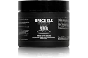 BRICKELL MEN'S PRODUCTS Brickell Men's Pomata in pasta modellante per uomo, naturale e biologica, pomata di cera testurizzante, 59 ml, profumata