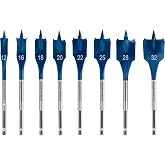 Bosch 8 x Expert Self Cut Speed yassı freze matkap seti (yumuşak ahşap, sunta, &Oslash; 12,0, 16,0, 18,0, 20,0, 22,0, 25,0, 28,0, 32