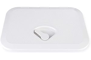 TBEST Escotilla de acceso a cubierta marina Cubierta de escotilla de inspección de acceso a cubierta cuadrada Anti UV RE 270 375 Accesorio reemplazo para embarcación reemplazo para yate