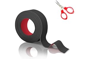 TATUNER Nastro Sigillante Impermeabile, Bordo Vasca da Bagno, Nastro Adesivo Impermeabile, Perdite Resistenze Nastro Autoadesivo per Bagno/Cucina/Doccia (Nero,22mm)