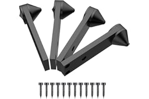 TIRSTRUP 4 Stücke Lautsprecher Spikes Aluminium Spike Absorber Isolation Lautsprecher Spike Ständer,Stoßfest Spike für Bücherregale, Subwoofer,Bodentanks,Lautsprecher,Leistungsverstärker(149mmx40mmx51mm)