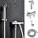 Produktbild SUS304 Edelstahl Toilette Bidet-Armaturen Kit mit Schlauch 2 in 1 Wasserhahn Ventil Douche Spray Set (Valve)
