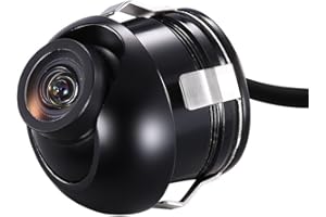 PolarLander Caméra de Vision arrière de Voiture 360 degrés Caméra de Secours inversée imperméable à l'eau CCD HD Night Vision pour Lecteur de stationnement DVD