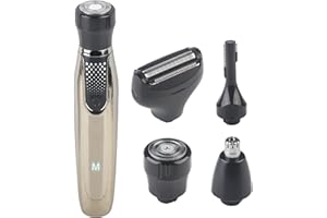 COMEHOME 4 en 1 Rasoir Electrique Femme, Tondeuse Nez Oreilles Homme Tondeuse Rasoir Sourcil Femme, Appareil D'épilation Portable Rechargeable Pour Femmes Pour Visage/Sourcils/Jambes/Bras/Aisselles/Bikini