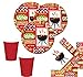 Produktbild 32 Teile Grill Party Deko Set Chill + Grill 8 Personen