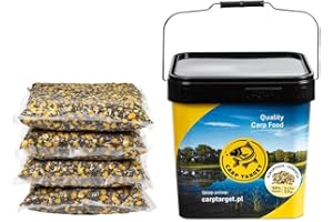 Carp Target Boiled Mix Grains Corn Hemp for Carp - Ready Fish Groundbait - Groundbait - Carp Feed Fishing - Feeding - Ground Food Carp - Fishing Food