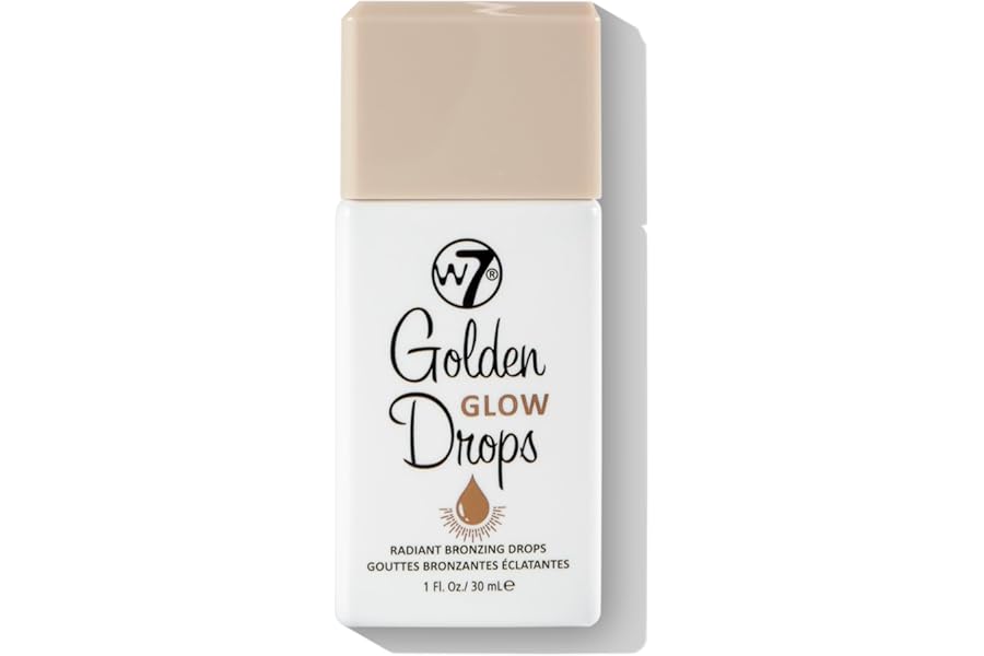 W7 Golden Glow Drops - Liquid Bronzing Drops For Flawless Skin & A Radiant Finish