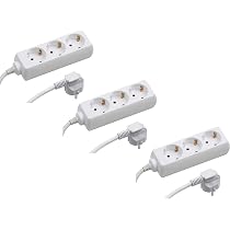 Elektrische Verlängerung 5 Meter – Mit 10A Stecker & 10/16A Steckdose, Für Haushalt & Werkstatt
