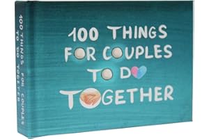 INFMETRY 100 Things For Couples to Do Together - Valentines Day Gifts for Her Him A Funny Relationship Game and Date Ideas for Love Journal (Book)