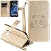 Produktbild Neu ISENPENK Samsung Galaxy S7 Edge(2016)/G935F/S7 Edge Duos Hülle Leder [Gold] Magnet Wallet,Tiere Muster 3D Panda Samsung Galaxy S7 Edge(2016)/G935F/S7 Edge Duos Flip Case Tasche Handyhülle Lederhülle 3-in-1 Bookstyle Geldbörse Tasche,Ständer Standfunktion Schutzhülle Tasche Credit Card Slots
