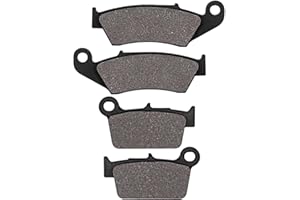 Cyleto Plaquettes de Frein Avant et Arrière pour Kawasaki KX 250 F KX250 2009-2016 KX-F 250 2015-2022 KX-F 250 450 XC Enduro 2021-2022 KLX 450 R 2008-2018