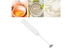 ACOUTO Jajko Mini Elektryczny Trzepaczka do Jajek, Bezprzewodowy Spieniacz do Mleka, Wielofunkcyjny Ręczny Blender do Koktajli i Gorącej Czekolady, Biały