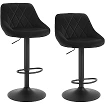 Îlot De Cuisine Central VITO 130cm - Plateau Bois, 3 Tiroirs Casseroliers - Mange-Debout 4 Personnes - Noir
