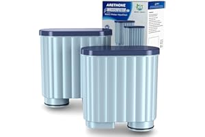 ARETHONE Wasserfilter Kaffeevollautomat für Philips aqua clean CA6903/10 & CA6707/20, Kompatibel mit Saeco und Philips aqua clean filter (2 Stück)