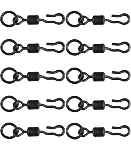 Lot De 3 émerillons KORDA XX - Longueur 14 Cm Ou 19 Cm, Pour Montage Spinner Rig, Matériau Résistant 15,9 Kg